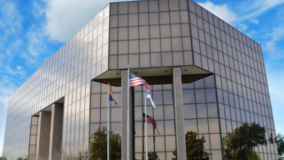 Exterior image of the Maricopa County Community College District office building 06/2017