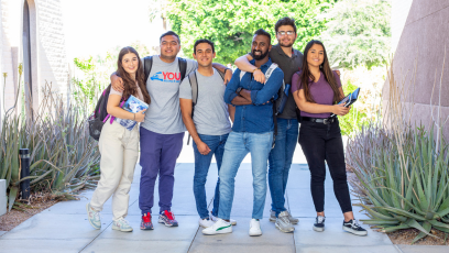 An image of international students who attend Mesa Community College