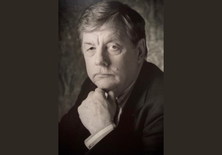 A black and white photo of Dr. Paul Elsner