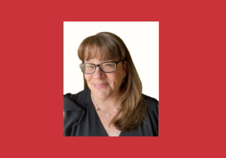 Image of Dr. Tiffany Hernandez with a red background
