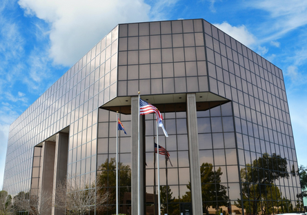 Exterior image of the Maricopa County Community College District office building 06/2017